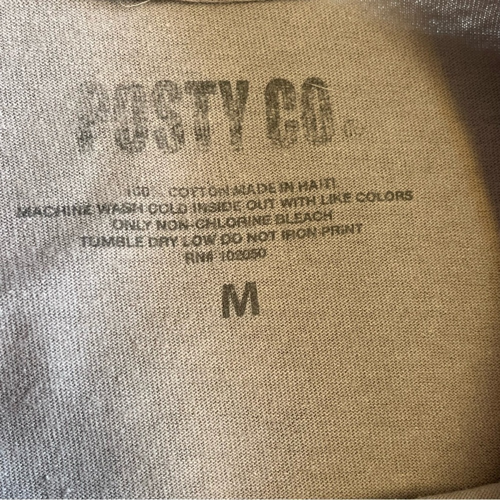 Post Malone Live Concert Tour 2018 Medium Tee Shirt Gray Posty Co - Picture 5 of 6